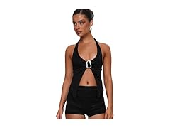 Princess Polly Moderna Halter Lace Top