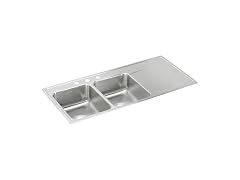 Elkay Stainless Steel Equal Double Bowl Drop-in