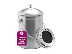 EPICA Countertop Compost Bin Kitchen | 1.3 Gallon