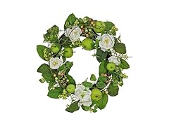 National Tree Company 24" Artificial Spring Wreath with Roses