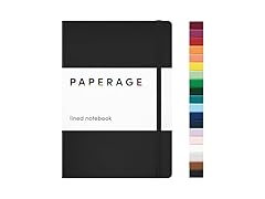 PAPERAGE Lined Journal Notebook, 160 Pages