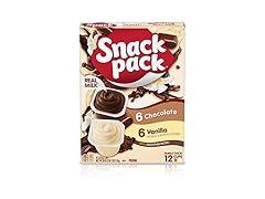 12CT Snack Pack Chocolate and Vanilla Pudding Cups