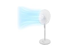 Comfort Zone 18-Inch Oscillating Pedestal Fan