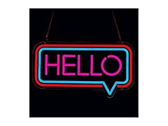 Colourthe Hello Neon Sign