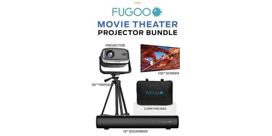 Fugoo Projector & Soundbar Bundle