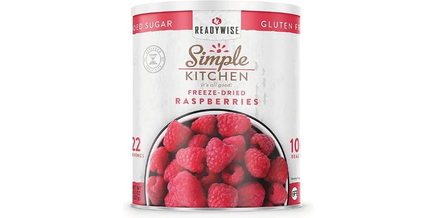 Simple Kitchen by ReadyWise FD Raspberries - 22 Serving Can