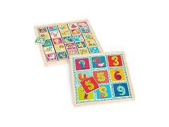 B. Toys – Magnetic Wooden Double-Sided Puzzles