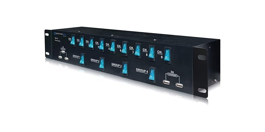 17-Outlet Rack Mount Power Supply