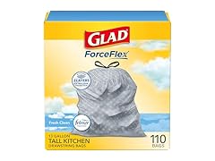 Glad Kitchen Trash Bags 13 Gal, 110 Count