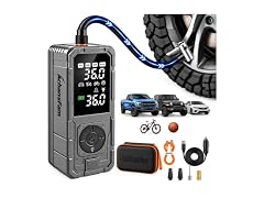 Achansfam Portable Tire Inflator, Gray