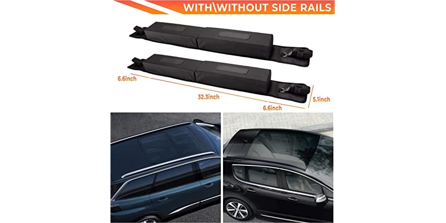Common Rack Assembly Pad Zone Tech Soft Roof Rack Pads Heavy Duty