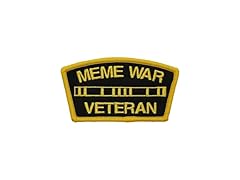 ccrazypatch 2pc Meme WAR Veteran Appliques Patch