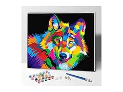 Paint by Number Kits With Brush & Paint