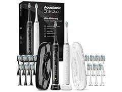 AquaSonic Elite Duo Toothbrush Set