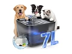 Pet Water Fountain for Large Dogs & Cats