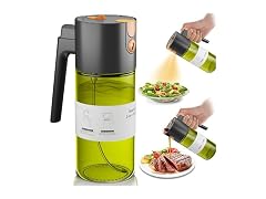 OURCABECUE 17oz Glass Olive Oil Sprayer