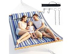 Everyfun Double Hammock with Spreader Bar - 2 Person