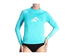 Kanu Surf Women's Aqua Rashguard (XL)