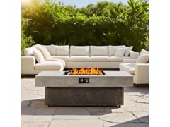 55"x23" Adjustable 50k BTU Propane Fire Table
