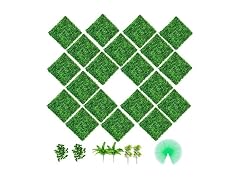 Artificial Boxwood Panels, 20 PCS 20\"x20\"