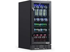 Newair Built-in Beverage Black Fridge - 96 Cans