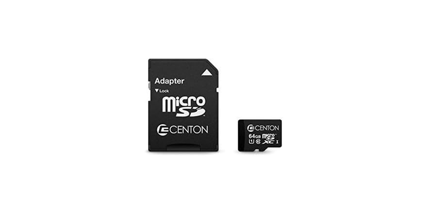 5 Schede Micro SDHC Centon MP Essential 64GB Con Adattatori - Bulk UHS1 Per Foto, Video Full HD/4K