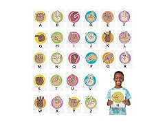 Fun Express American Sign Language Alphabet Mini Posters Set