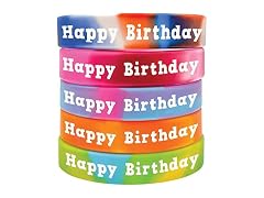 Teacher Created Resources Tie-Dye Happy Birthday Wristbands