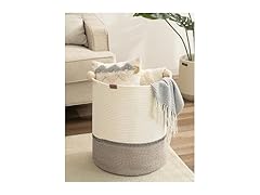 StorageWorks Cotton Rope Laundry Basket