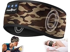 MUSICOZY 5.4 Bluetooth Headband Eye Mask