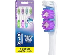 Oral-B 3D White Soft Toothbrushes 4 Count