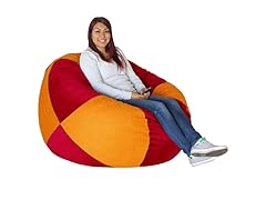 Orange and Red 50" Bean Bag
