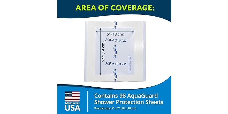 TIDI AquaGuard Sheet – 7” x 7”