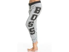 "Boss" Joggers, Heather Grey