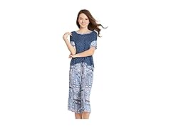 INK+IVY Navy 2PC Bedouin PJ Set (S)