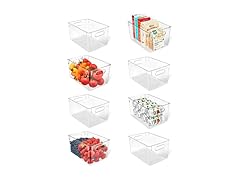 Multi-purpose Refrigerator Bins- 8 piece