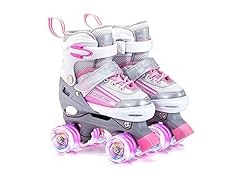 Kuxuan Roller Skates Adjustable for Kids (Open Box)
