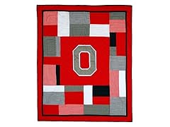 Ohio State University Quilted Throw