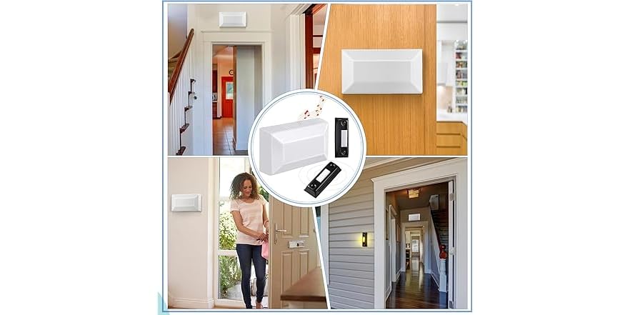 Lighted Wired Doorbell Chime Kit