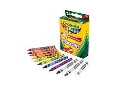 Crayons, Assorted Classic Colors, 24 Count