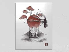 Friends in Japan 11" x 14" Metal Poster