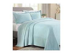Superior Solitaire Cotton 3 Piece Bedspread Set