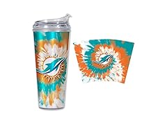 DOLPHINS Tye Dye Tumbler