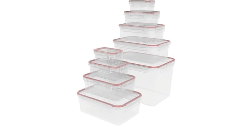 Clear Rectangular Nested Containers