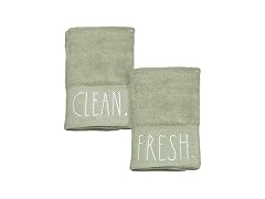 Rae Dunn Hand Towels 2 Pk: 16" x 28"