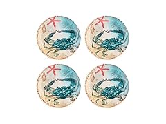 Supreme Housewares 4-Piece 6 Inch Melamine Roun