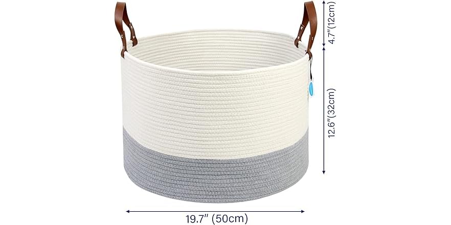 Casaphoria Cestino Portaoggetti In Tessuto Marrone | Organizer Pannolini 36x22x18 Cm Con Manici