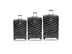 Tucci Italy Storto 3-Piece Hardside Spinner Luggage Set