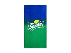 Idea Nuova Sprite Logo Beach Towel,30"x60" Large