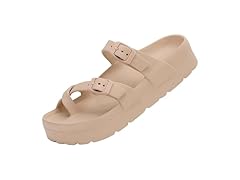 GARDMA Genuine Pillow Slippers -Khaki
